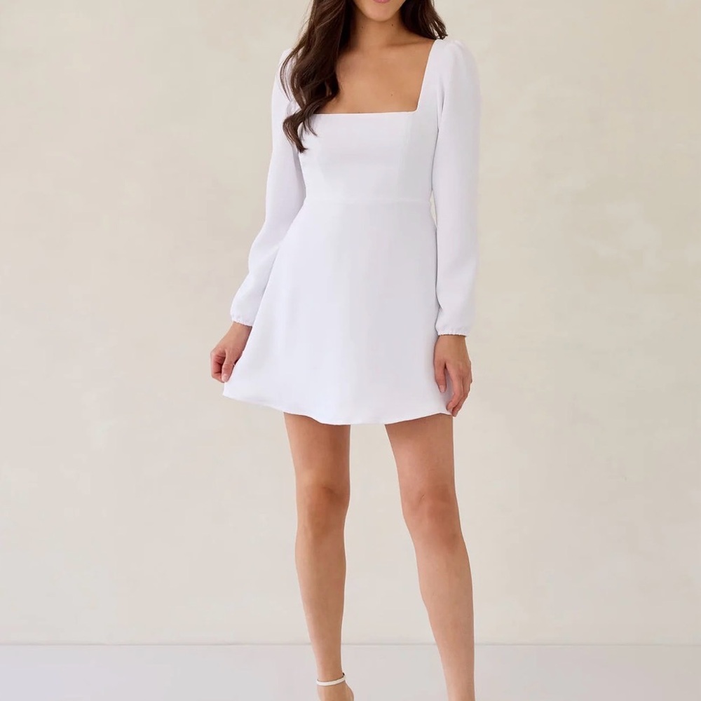 Park & Fifth Harper Mini Dress - White